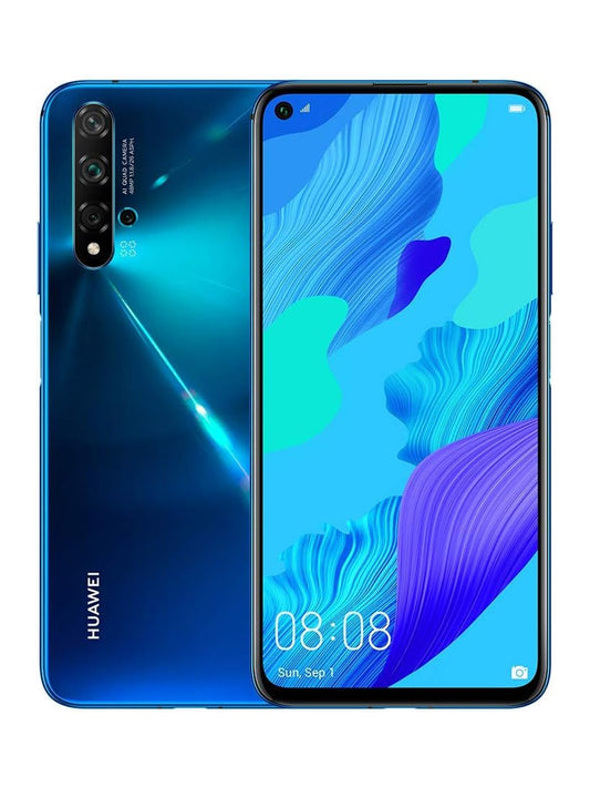 Huawei Nova 5T (Dual SIM) - 128GB - Crush Blue (Unlocked) Smartphone
