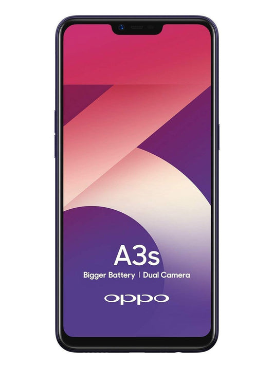 OPPO A3s (Dual SIM) - 32GB - Purple (Unlocked) Smartphone