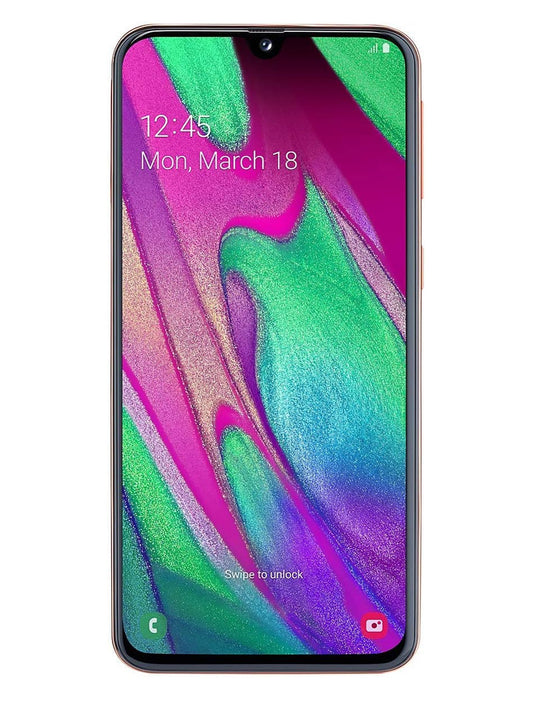 Samsung Galaxy A40 - (Dual SIM) - 64GB - Orange (Unlocked) Smartphone