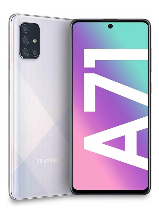 Samsung Galaxy A71 SM-A715F/DS (Dual SIM) 128GB - Prsm Silver (Unlocked)