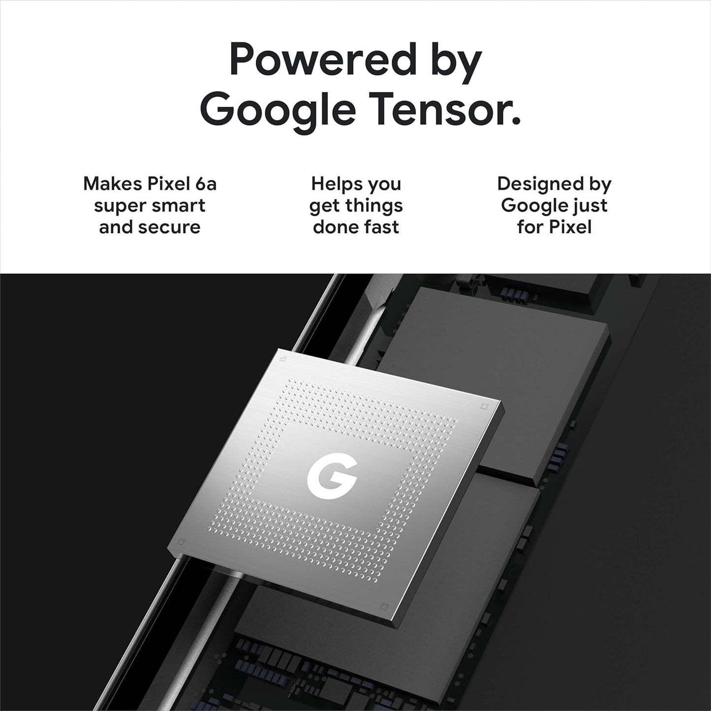Google Pixel 6a - 128GB - Black (Unlocked) Smartphone