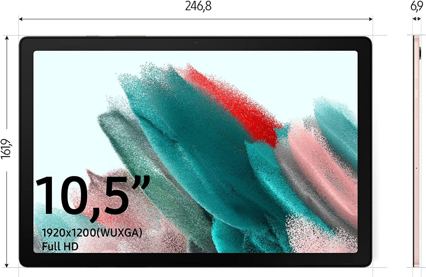 Samsung Galaxy Tab A8 SM-X200 - 32GB, Wi-Fi, 10.5" - Pink Gold
