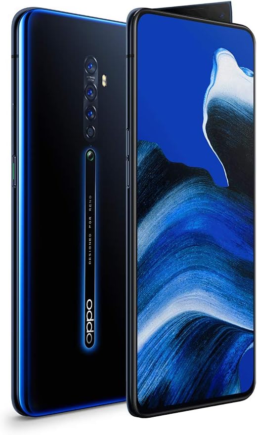 OPPO Reno 2 (Dual SIM) - 256GB / 8GB - Blue (Unlocked) Smartphone