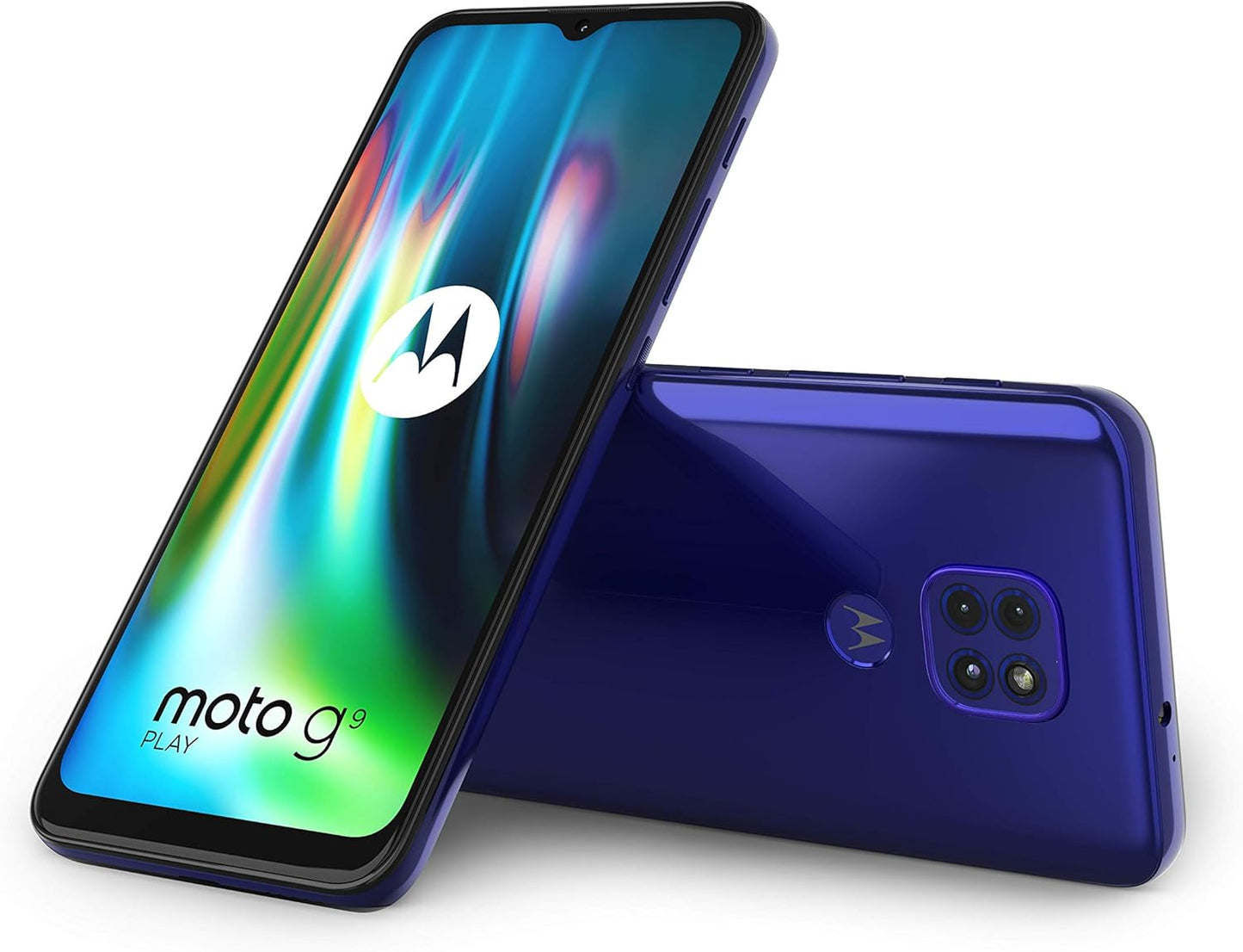 Motorola Moto G9 Play (Dual SIM) - 64GB - Blue (Unlocked) Smartphone