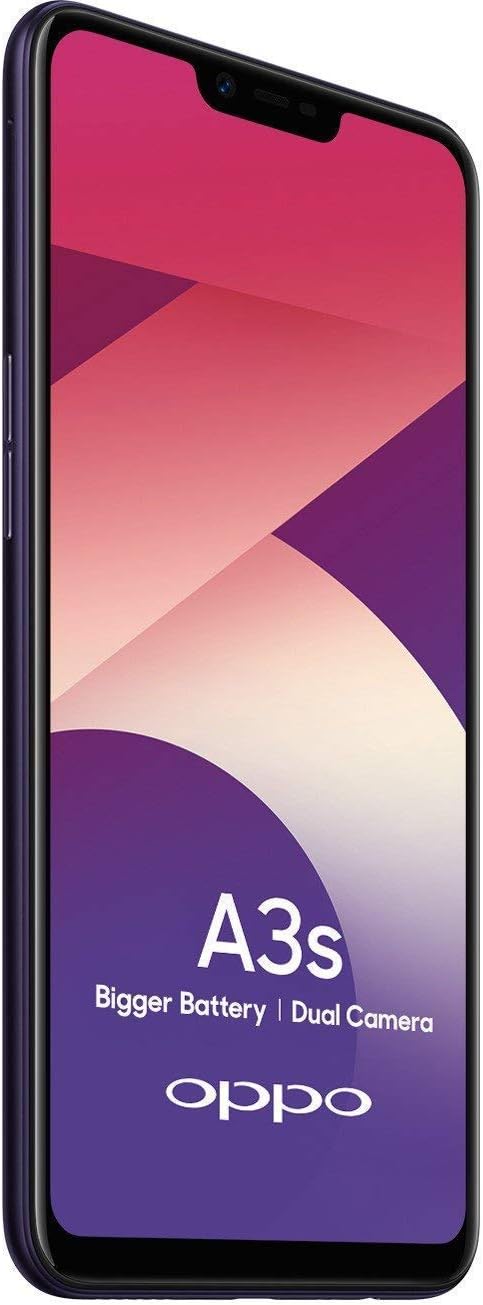 OPPO A3s (Dual SIM) - 32GB - Purple (Unlocked) Smartphone