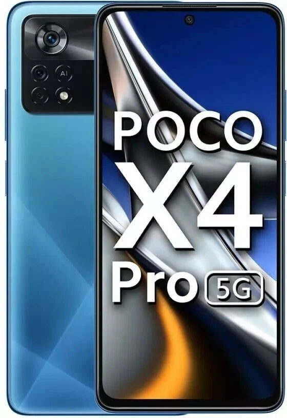 Xiaomi Poco X4 Pro 5G (Dual SIM) - Blue - 256GB (Unlocked) Smartphone