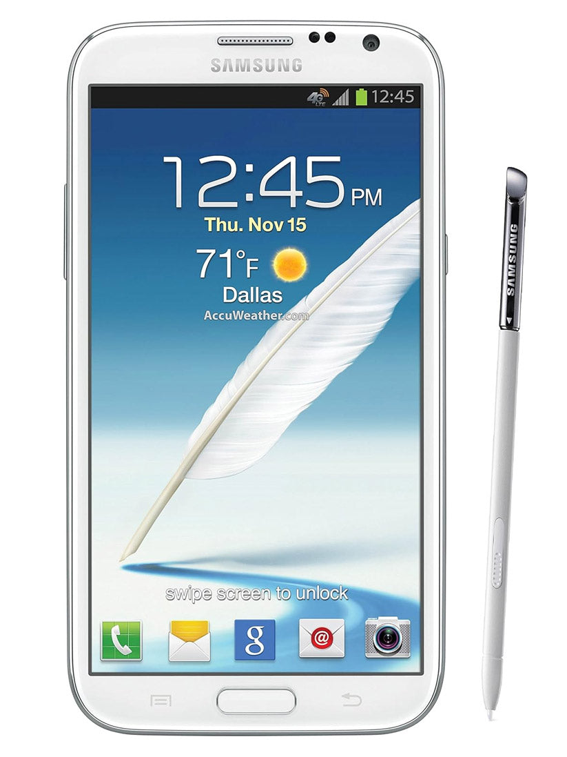 Samsung Galaxy Note 2 II 16GB White (Unlocked) Smartphone | Techmanic ...