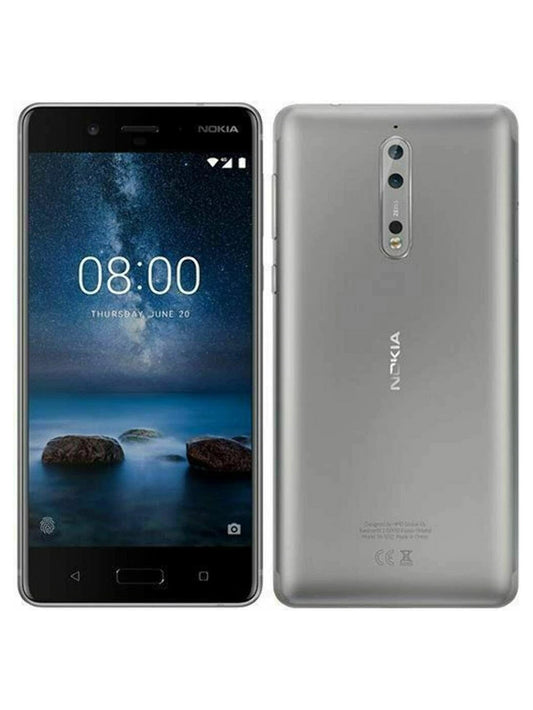Nokia 8 - 64GB - Silver (Unlocked) Smartphone