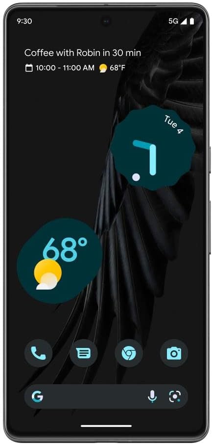 Google Pixel 7 - (Dual SIM) - 128GB - Black (Unlocked) Smartphone