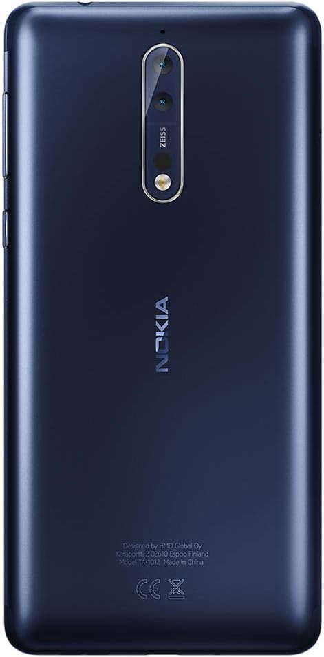 Nokia 8 - 64GB - Tempered Blue (Unlocked) Smartphone