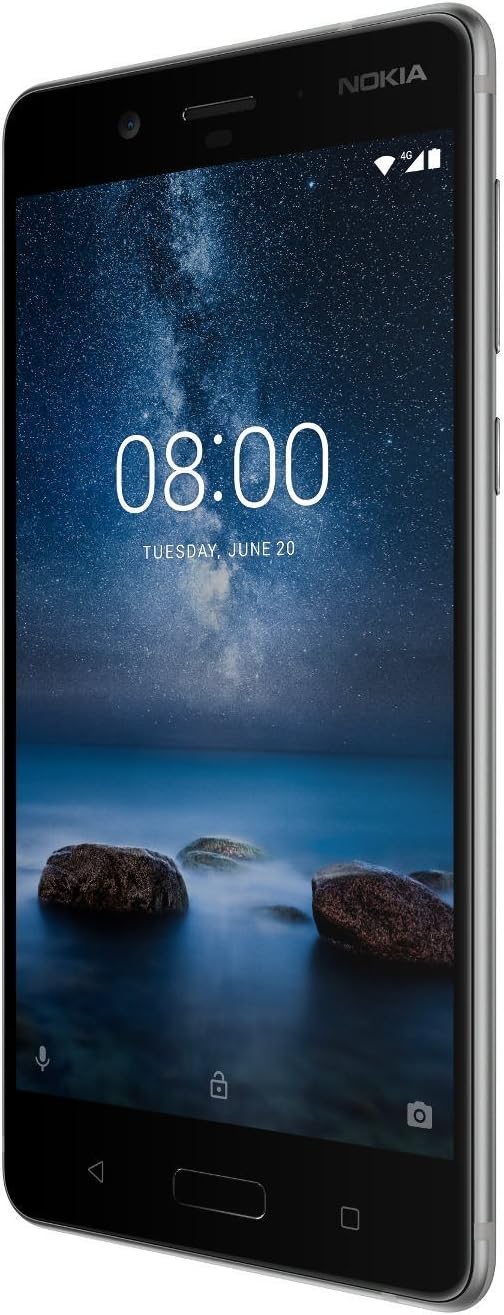 Nokia 8 - 64GB - Silver (Unlocked) Smartphone