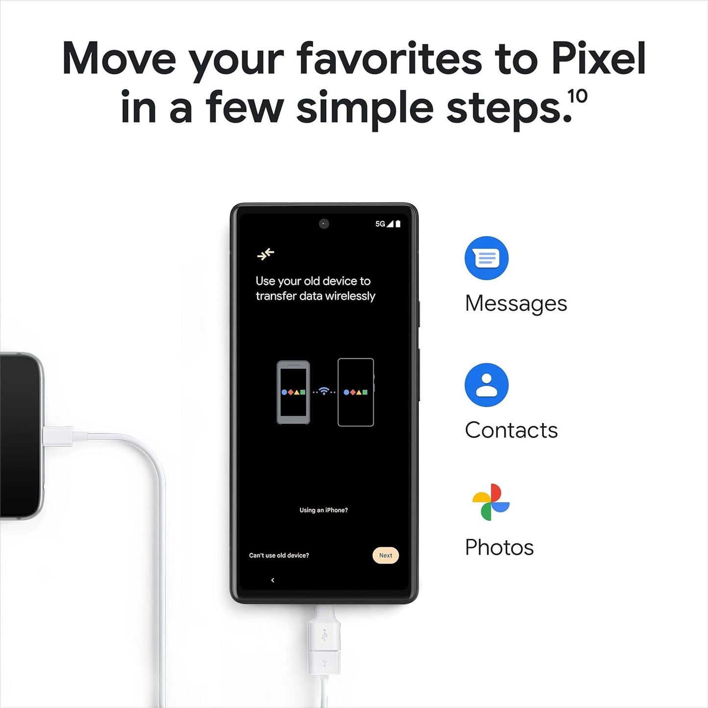 Google Pixel 6a - 128GB - Black (Unlocked) Smartphone