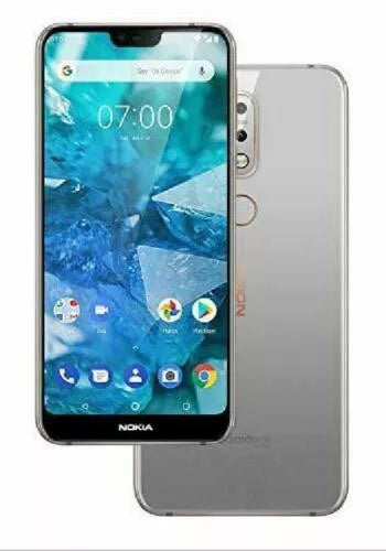Nokia 7.1 - 32GB - Gloss Steel (Unlocked) Smartphone