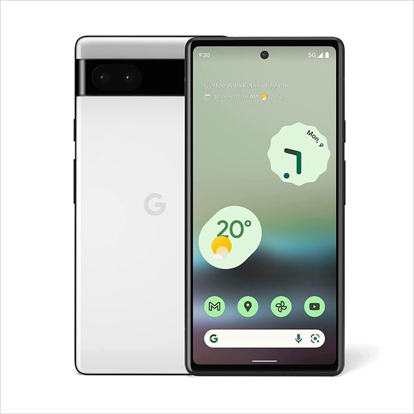 Google Pixel 6a - 128GB - Chalk (Unlocked) Smartphone