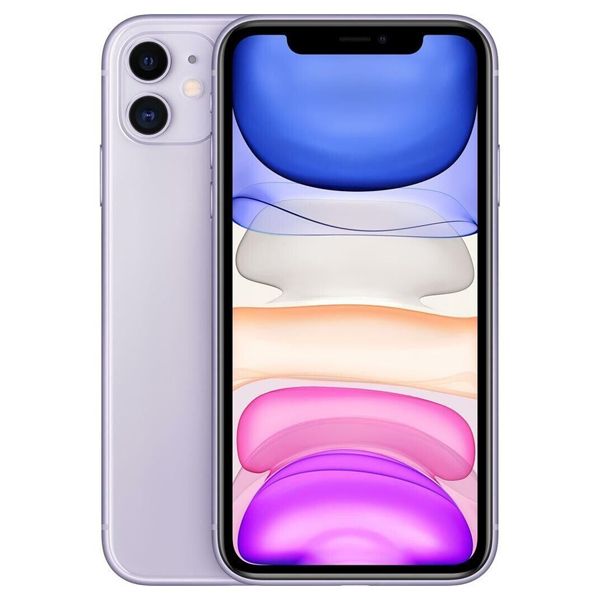  Apple iPhone 11 - 64GB - Purple (Unlocked) Smartphone